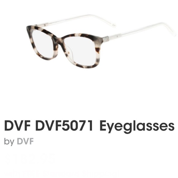 Diane Von Furstenberg Tortoiseshell Eyeglasses Style DVF5071 - Picture 1 of 6